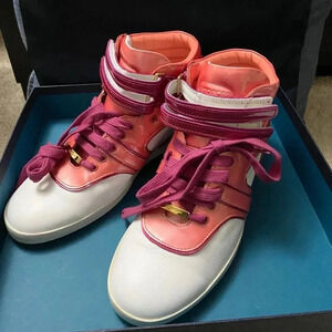 FINAL!NIB Sergio Rossi Leather InnerWedge Sneakers